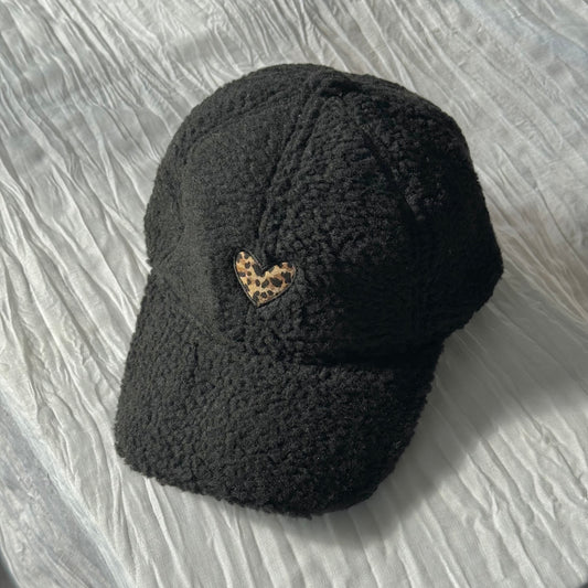 Casquette moumoute léopard