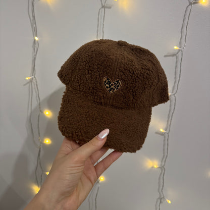 Casquette moumoute léopard