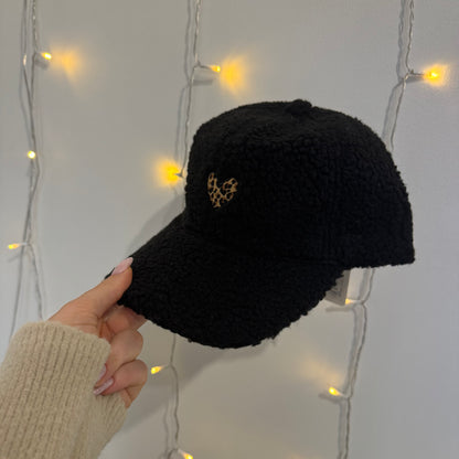 Casquette moumoute léopard