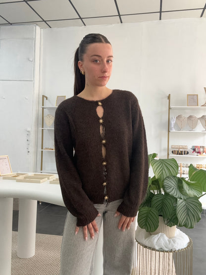 Pull SOLARA marron
