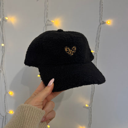Casquette moumoute léopard