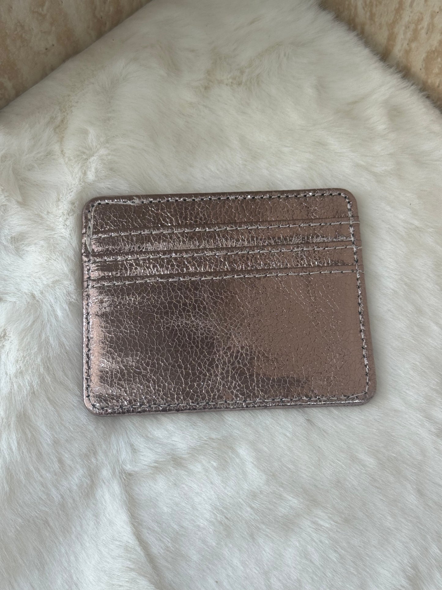 Porte-cartes pailletés